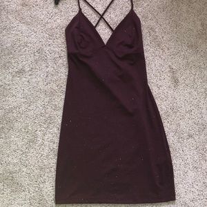 Windsor purple mini dress
